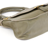 Chloé Taupe Leather Marcie Shoulder Bag