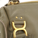 Chloé Taupe Leather Marcie Shoulder Bag