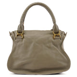 Chloé Taupe Leather Marcie Shoulder Bag