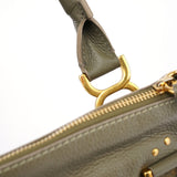 Chloé Taupe Leather Marcie Shoulder Bag