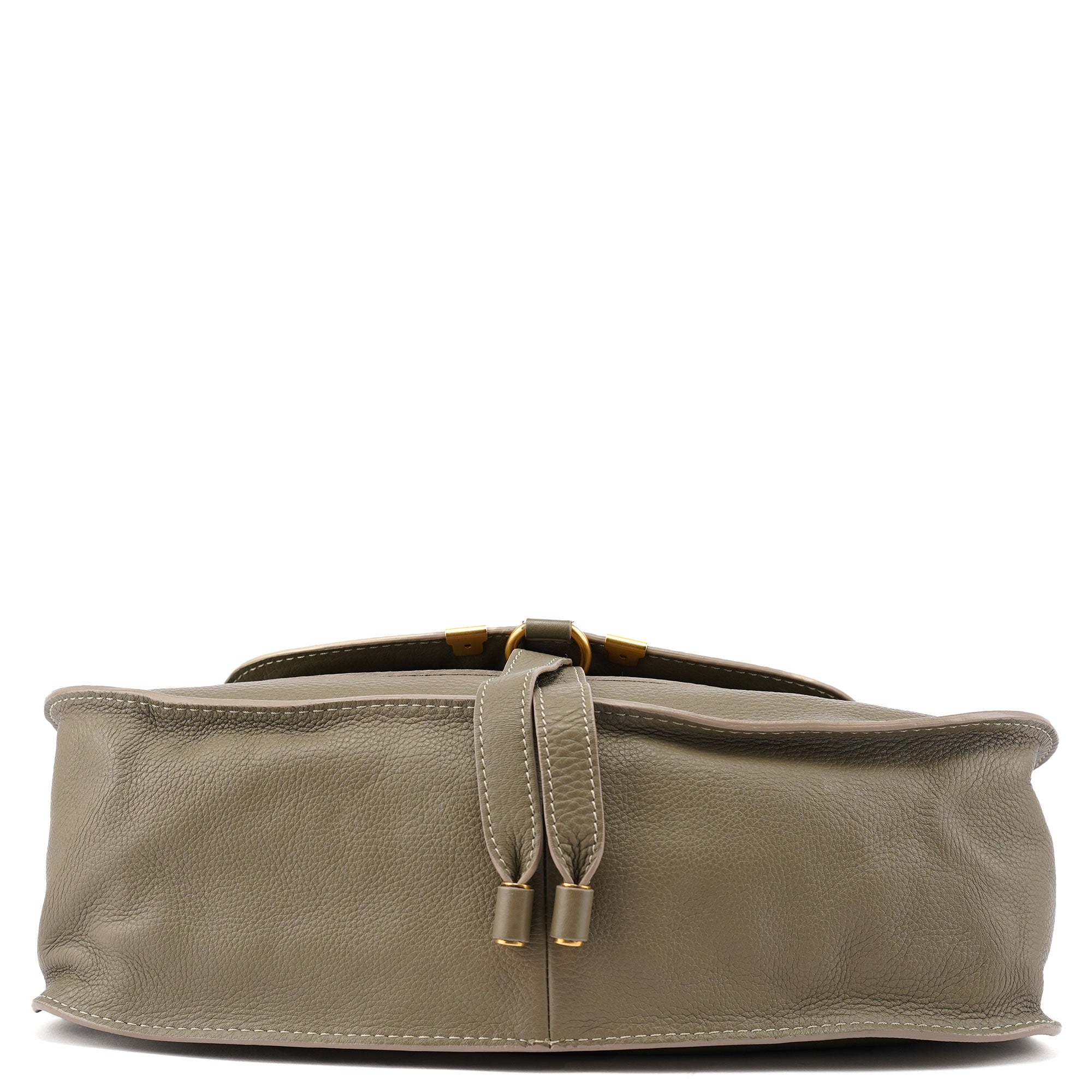 Chloé Taupe Leather Marcie Shoulder Bag