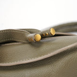 Chloé Taupe Leather Marcie Shoulder Bag