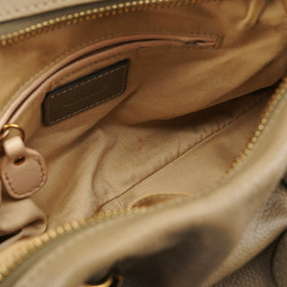 Chloe Taupe Leather Paraty 2-Way Bag