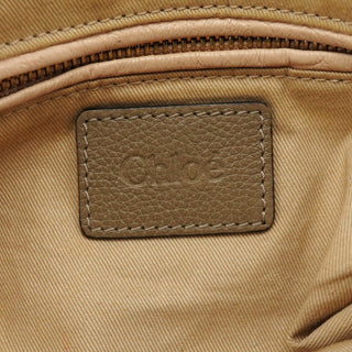 Chloe Taupe Leather Paraty 2-Way Bag