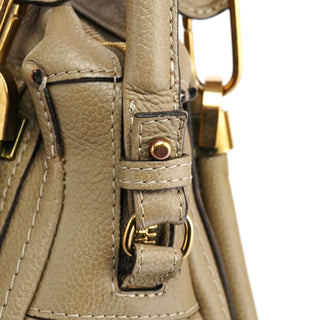 Chloe Taupe Leather Paraty 2-Way Bag