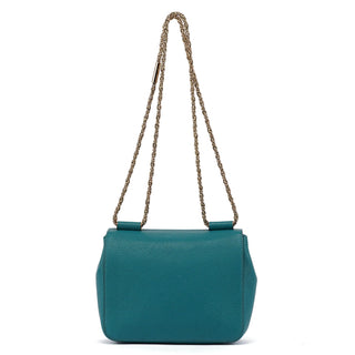 Chloé Turquoise Blue Elsie Leather Shoulder Bag