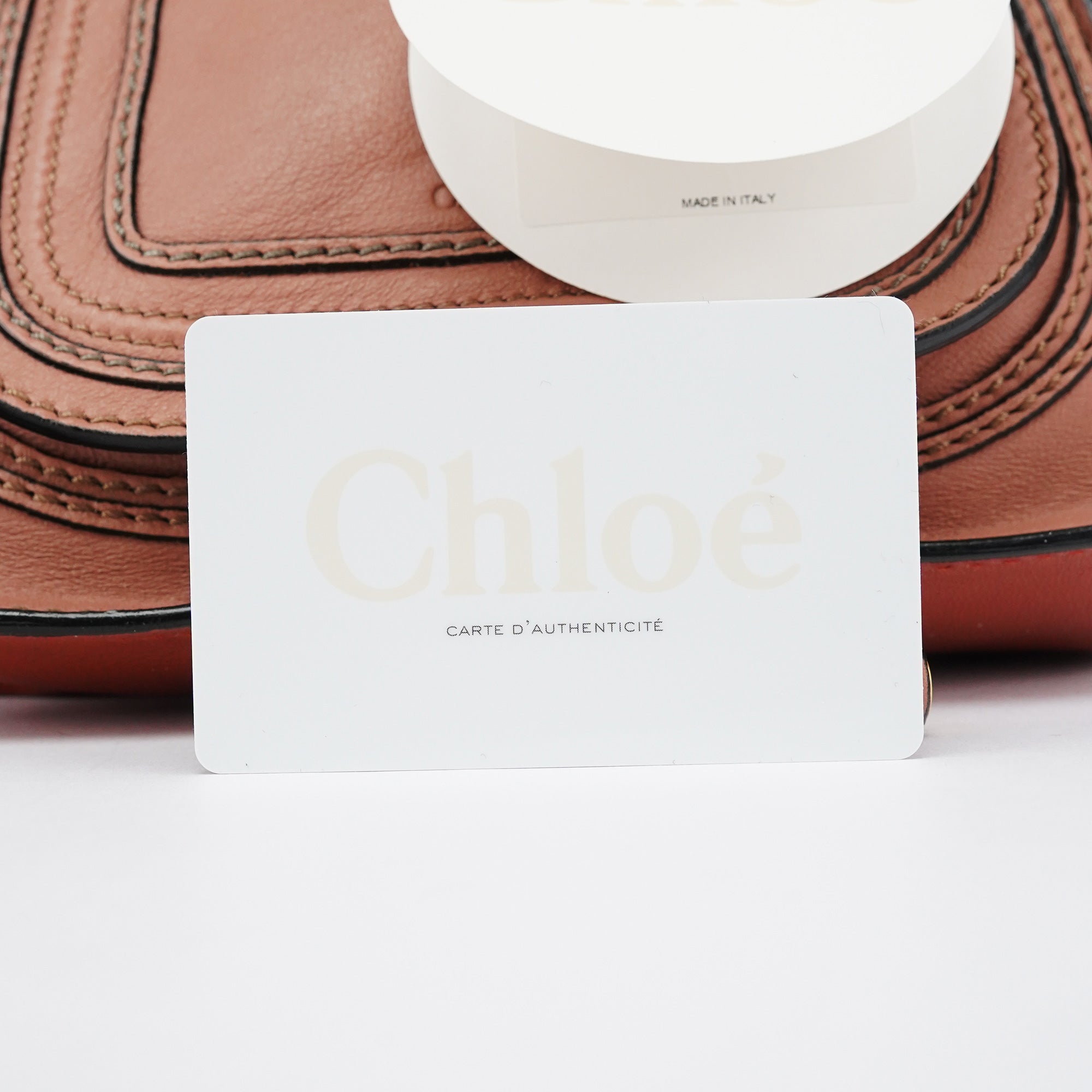 Chloe Two-Tone Leather Mini Marcie 2-Way Bag