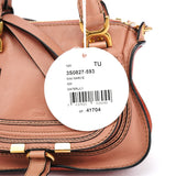 Chloe Two-Tone Leather Mini Marcie 2-Way Bag