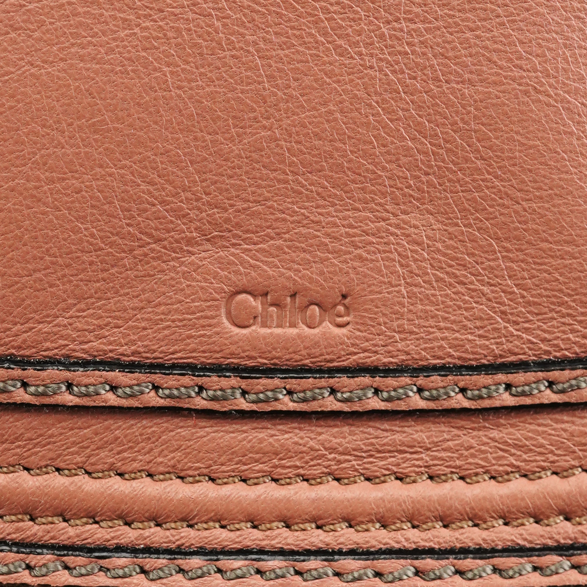 Chloe Two-Tone Leather Mini Marcie 2-Way Bag