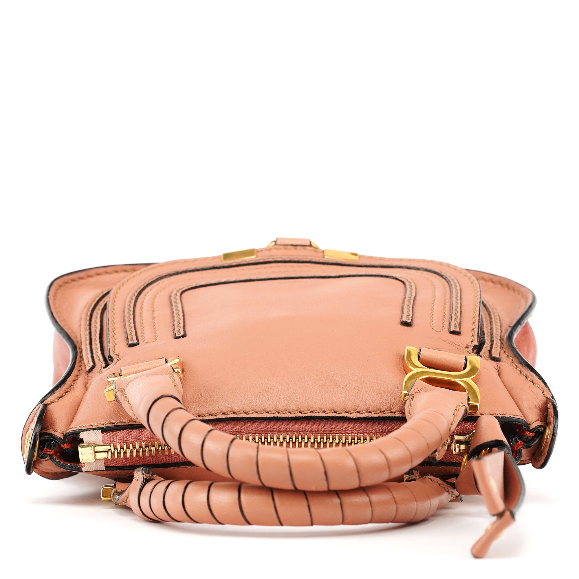 Chloe Two-Tone Leather Mini Marcie 2-Way Bag