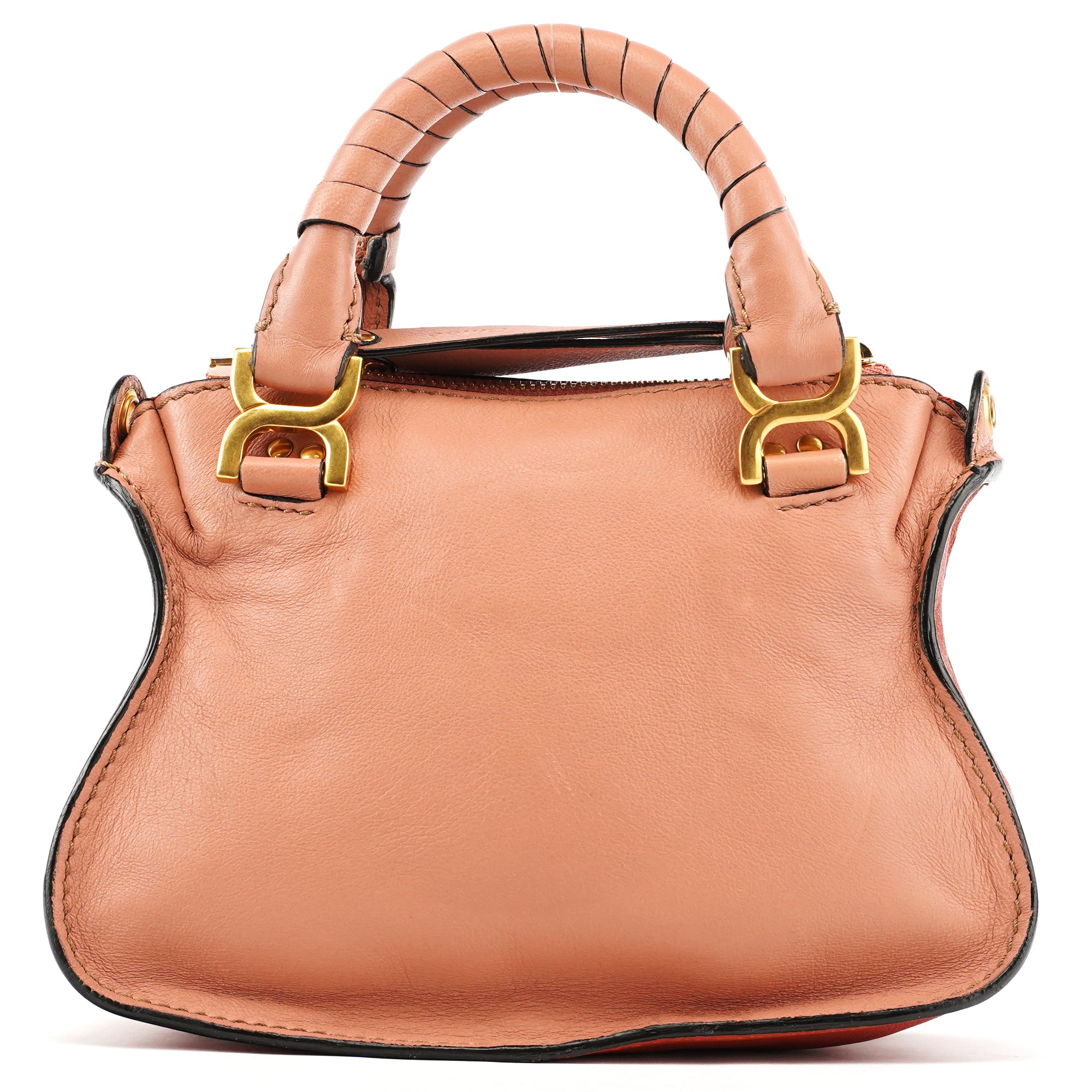 Chloe Two-Tone Leather Mini Marcie 2-Way Bag