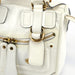 Chloe White Calfskin Bay 2-Way Tote Bag