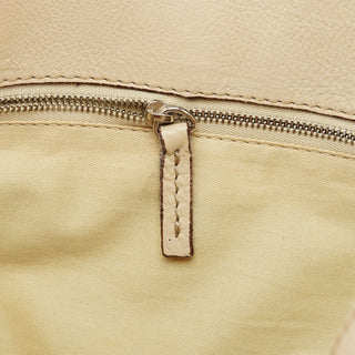 Chloé White Leather Paddington Tote Bag