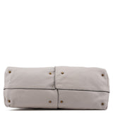Chloe White Leather Paddington Tote Bag