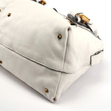 Chloe White Leather Paddington Tote Bag