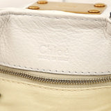 Chloe White Leather Paddington Tote Bag
