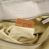 Chloe White Leather Paddington Tote Bag