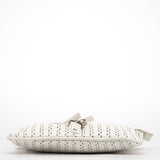 Chloe White Perforated Leather Shoulder Bag