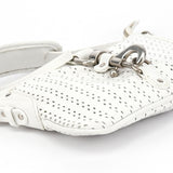 Chloe White Perforated Leather Shoulder Bag