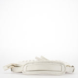 Chloe White Perforated Leather Shoulder Bag