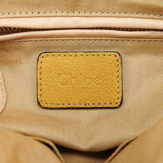 Chloe Yellow Leather Paraty 2-Way Bag