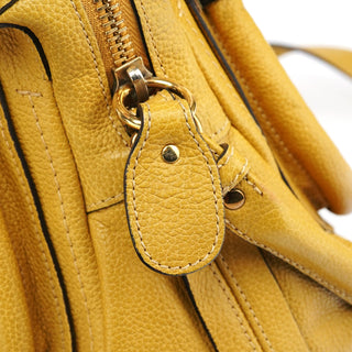 Chloe Yellow Leather Paraty 2-Way Bag