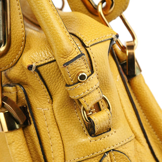 Chloe Yellow Leather Paraty 2-Way Bag