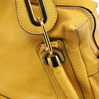 Chloe Yellow Leather Paraty 2-Way Bag