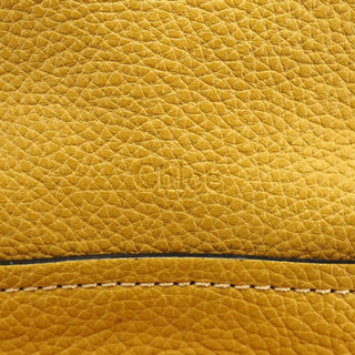 Chloe Yellow Leather Paraty 2-Way Bag