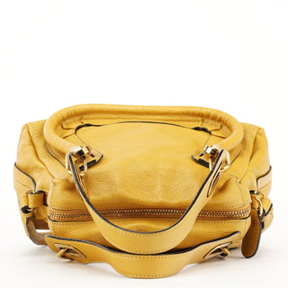 Chloe Yellow Leather Paraty 2-Way Bag