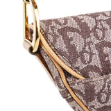 Christian Dior Beige Monogram Saddle Bag
