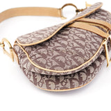Christian Dior Beige Monogram Saddle Bag
