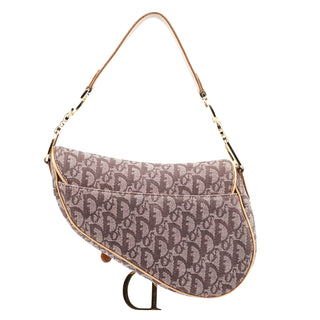 Christian Dior Beige Monogram Saddle Bag
