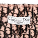 Christian Dior Beige Oblique Monogram Rabbit Fur Scarf
