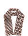 Christian Dior Beige Oblique Monogram Rabbit Fur Scarf