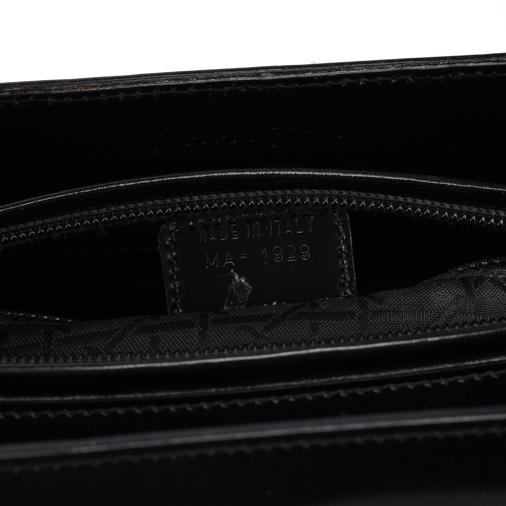 Christian Dior Black Calfskin Lady Dior Tote Bag
