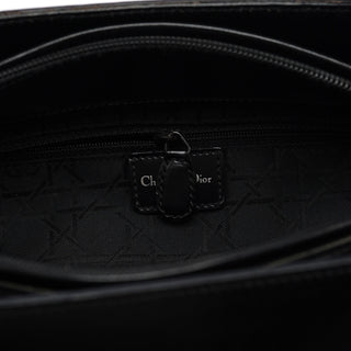 Christian Dior Black Calfskin Lady Dior Tote Bag
