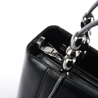 Christian Dior Black Calfskin Lady Dior Tote Bag