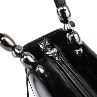 Christian Dior Black Calfskin Lady Dior Tote Bag