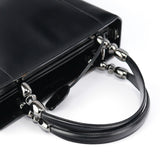Christian Dior Black Calfskin Lady Dior Tote Bag