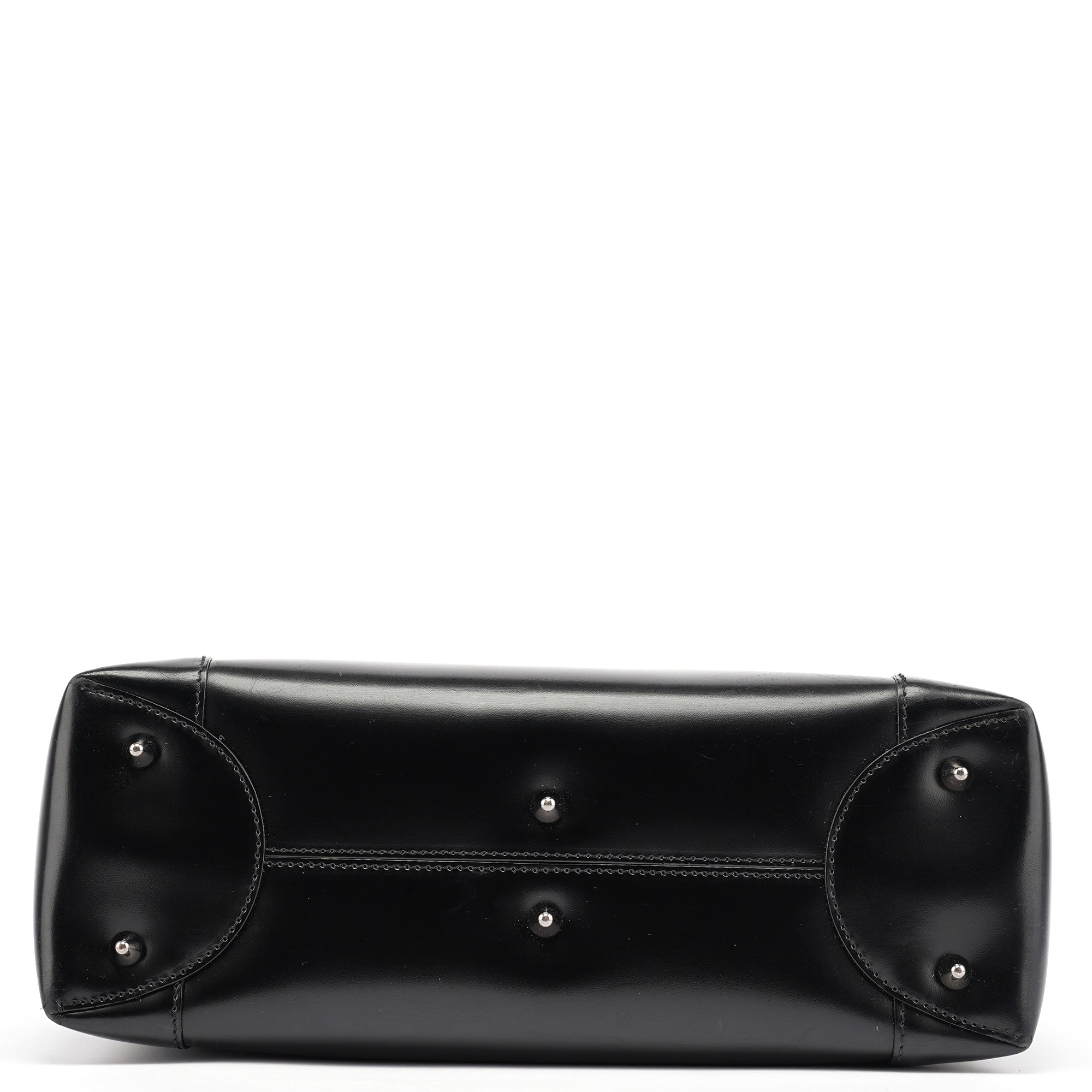 Christian Dior Black Calfskin Lady Dior Tote Bag