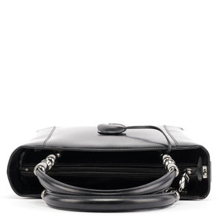 Christian Dior Black Calfskin Lady Dior Tote Bag