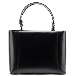 Christian Dior Black Calfskin Lady Dior Tote Bag