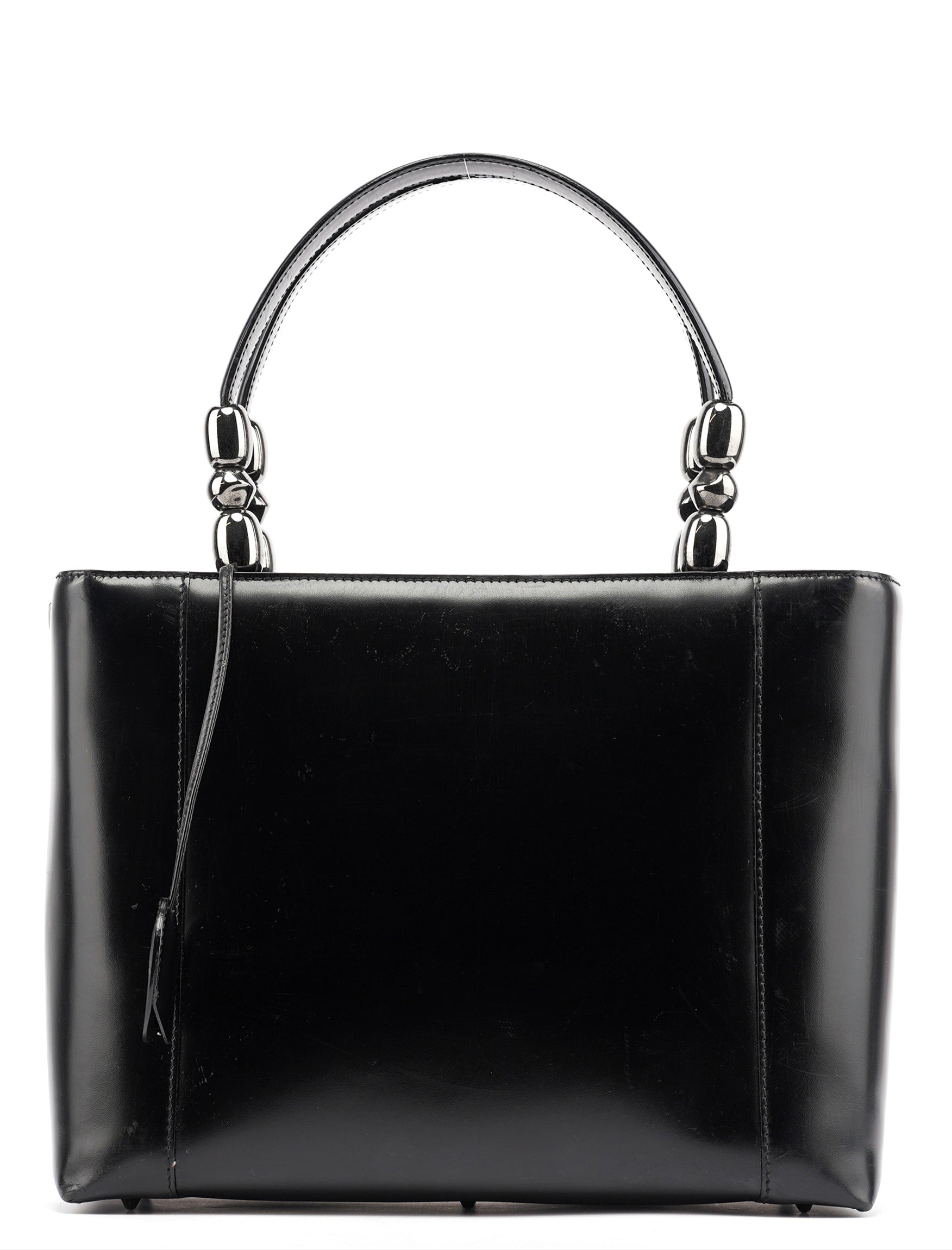 Christian Dior Black Calfskin Lady Dior Tote Bag