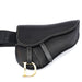 Christian Dior Black Calfskin Saddle Waistbag