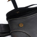 Christian Dior Black Calfskin Saddle Waistbag