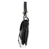 Christian Dior Black Leather Saddle Shoulder Bag