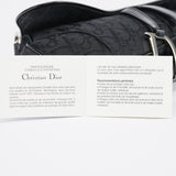 Christian Dior Black Monogram Saddle Bag