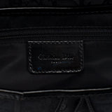 Christian Dior Black Monogram Saddle Bag
