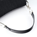 Christian Dior Black Monogram Saddle Bag